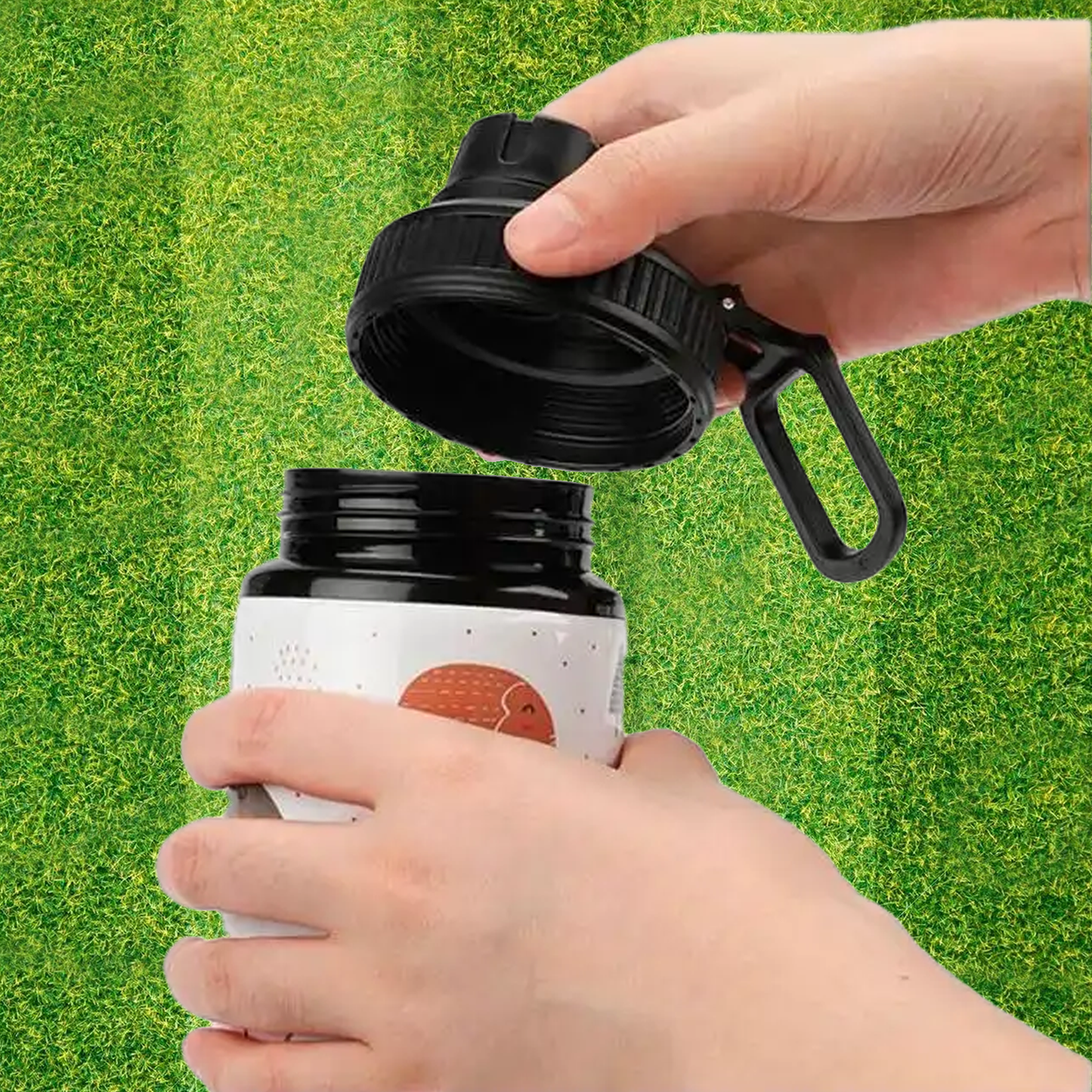 Personalised Water Bottle - 850ml - (White)