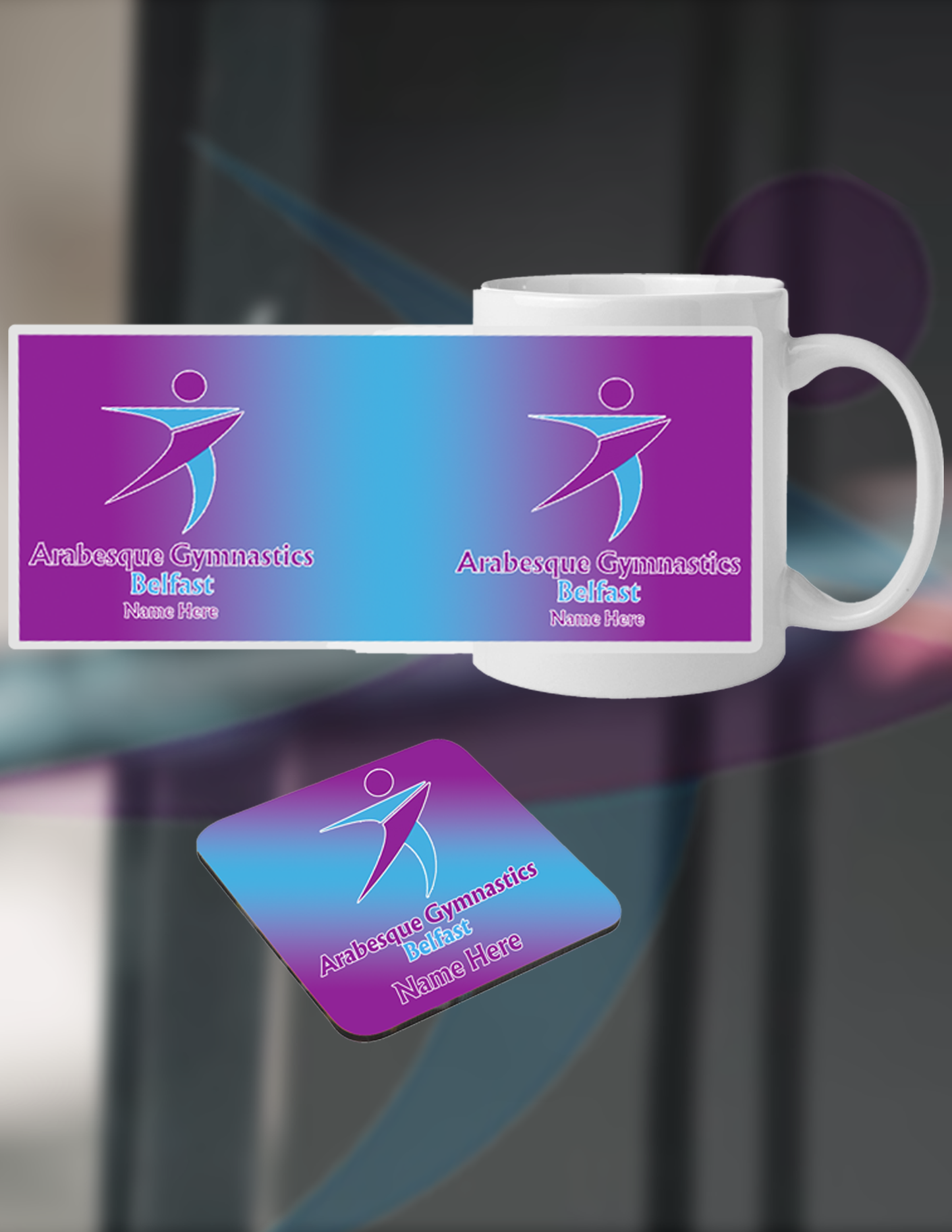 Arabesque Gymnastics Belfast Cup and Free Coaster