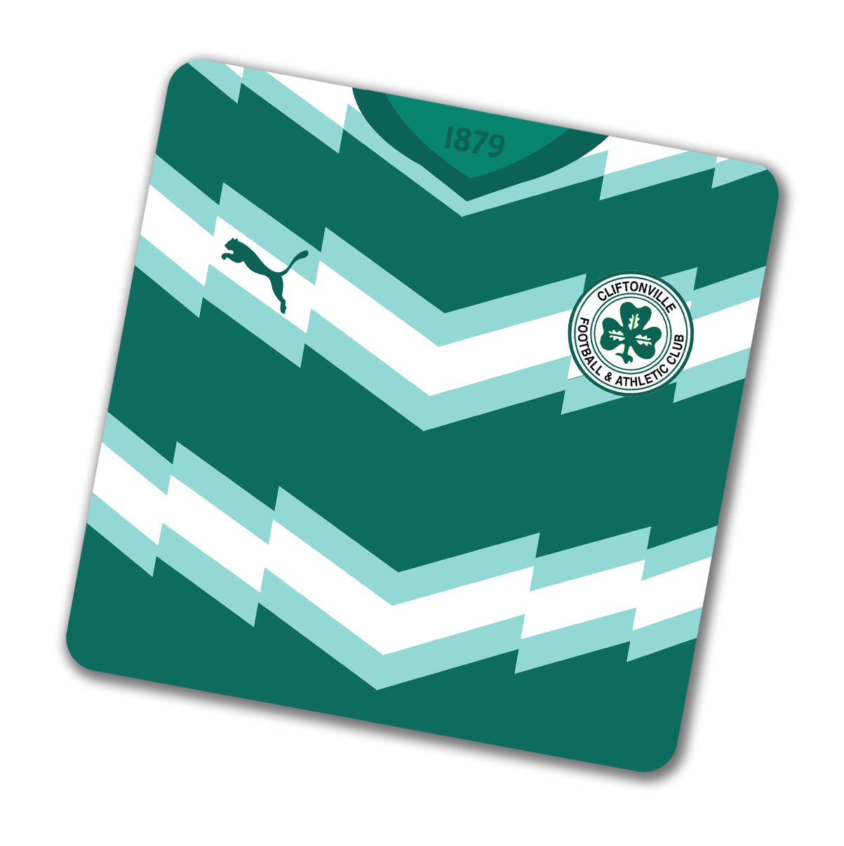 Cliftonville 2022/23 Away Kit Coaster
