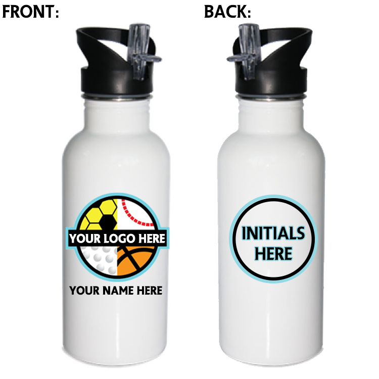 600ml White Bottle