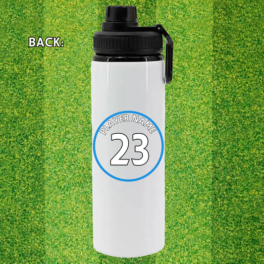 Personalised Water Bottle - 850ml - (White)